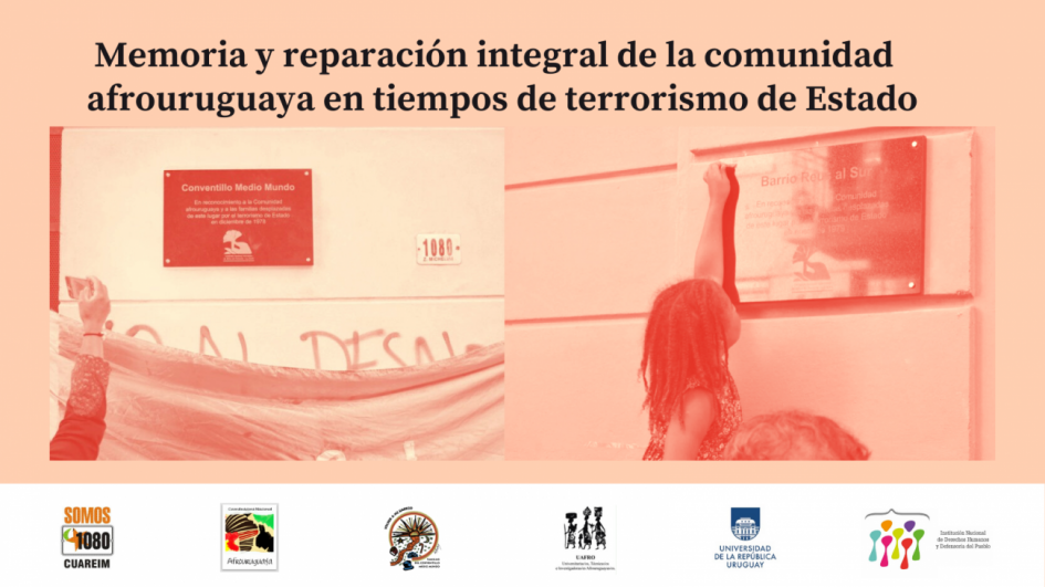 Afiche informe Memoria y reparación comunidad afrodescendiente