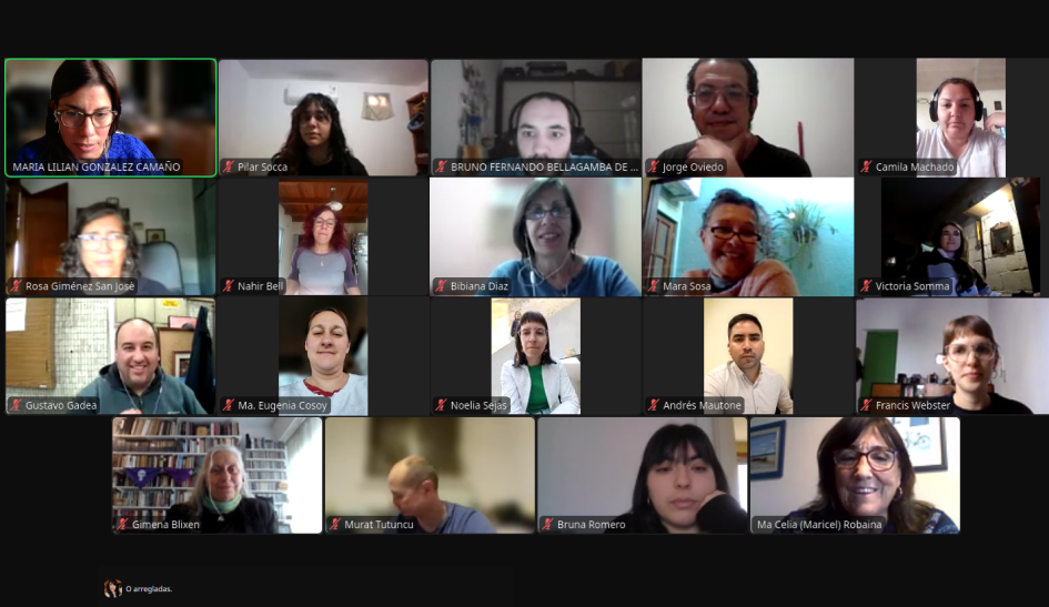 Participantes del curso de Extensión y Derechos Humanos