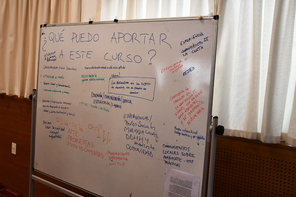Curso taller de protección del ambiente y derechos humanos Curso taller de protección del ambiente y derechos humanos