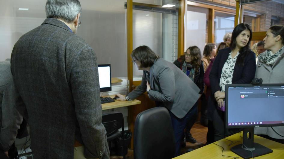 Demostración en la oficina Demostración en la oficina