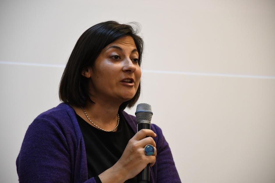 Rosana Medina, responsable de la Unidad Especializada en Género de INDDHH Rosana Medina, responsable de la Unidad Especializada en Género de INDDHH