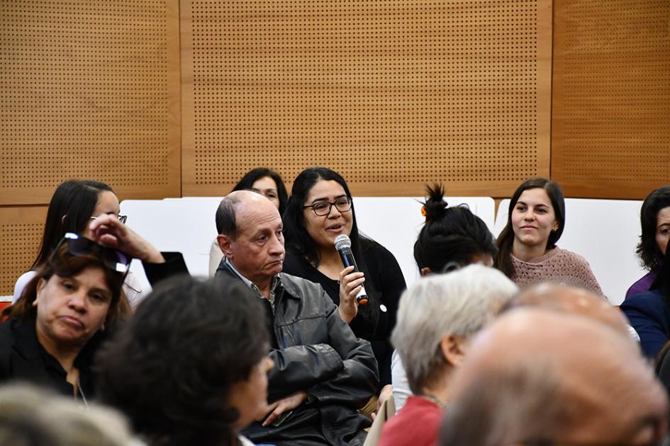 Presentación del informe del grupo de trabajo sobre derechos de las personas mayores Intervención del público durante la presentación