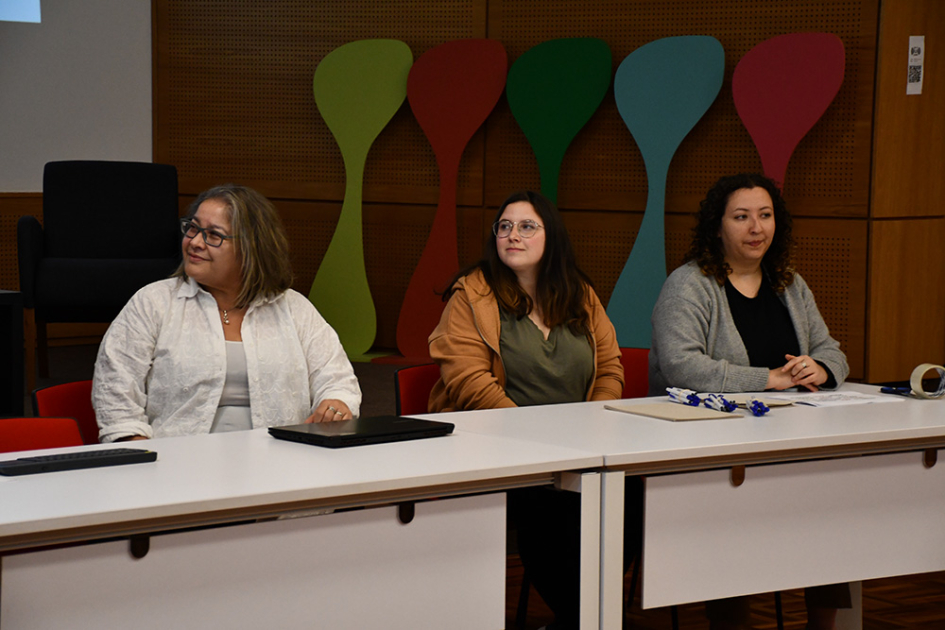 Silvia Olivera Bravo con el equipo del Instituto de Investigaciones Biológicas Clemente Estable