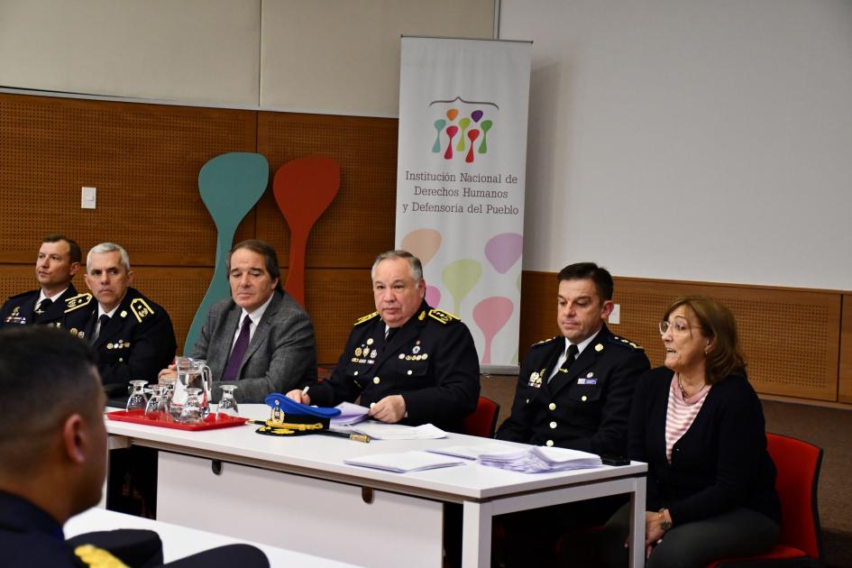 Coordinadora del curso, María Celia Robaina exponiendo