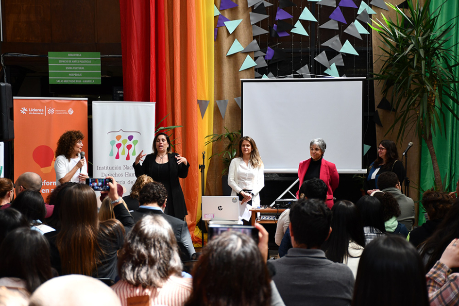 A. Mazzei (INDDHH), M. Llauradó (OEI), J. Fernández (INDDHH), K. Sass (INDDHH)