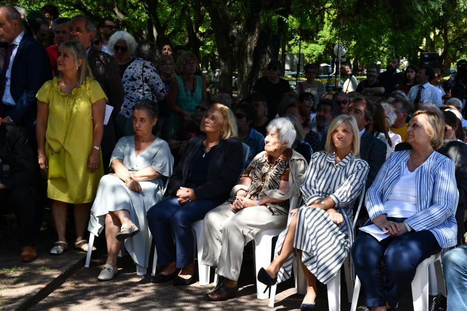 Primera fila del acto