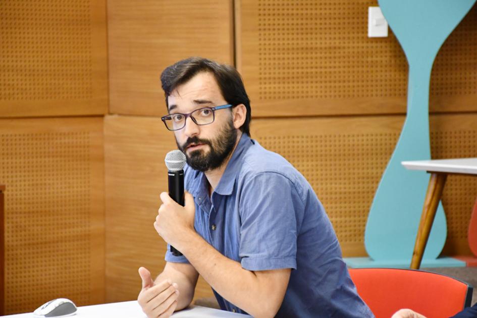 Arqueólogo Camilo Collazo, responsable técnico del equipo de investigación Arqueólogo Camilo Collazo, responsable técnico del equipo de investigación