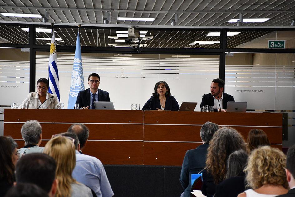 Alicia Saura, Marco Feoli, Andrea Seguel y Kevin Nielsen