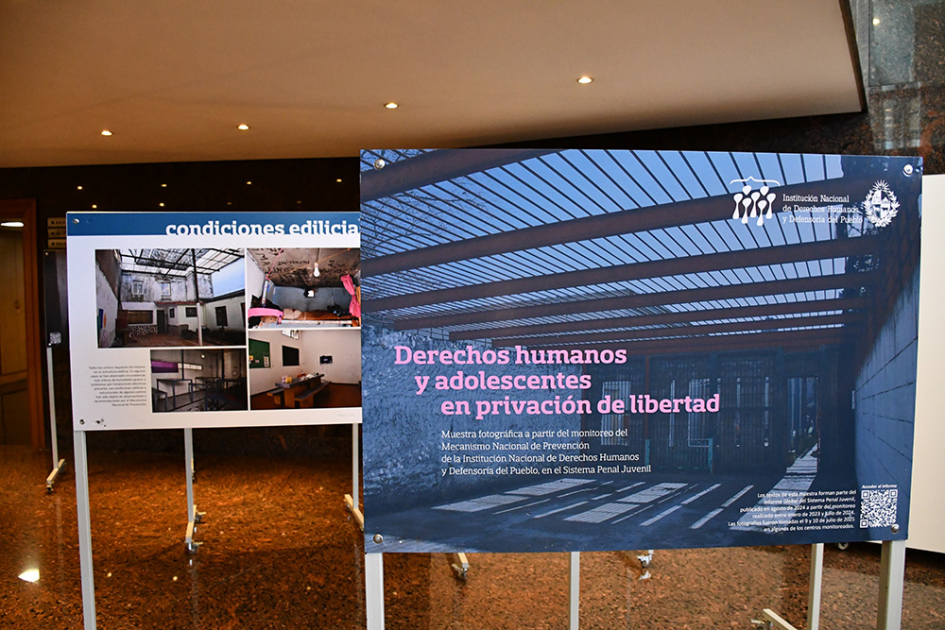 Muestra fotográfica "Derechos humanos y adolescentes en privación de libertad"