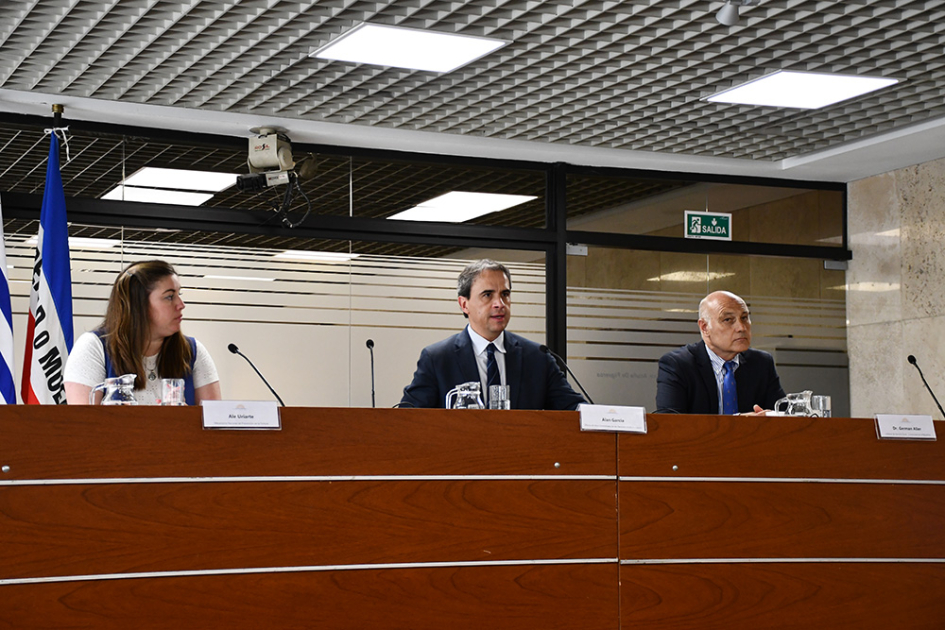 Alejandra Uriarte, Alan García y German Aller