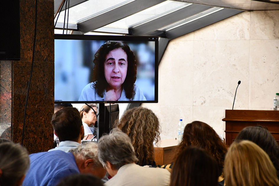 Mary Beloff con participación virtual