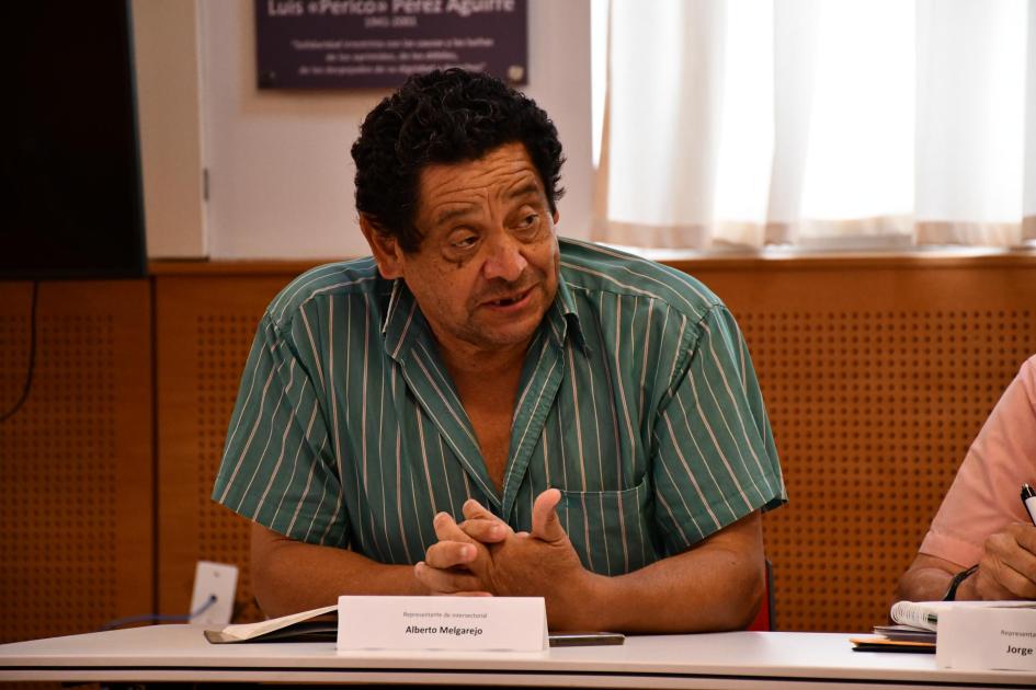 Alberto Melgarejo, de Mesa Intersectorial
