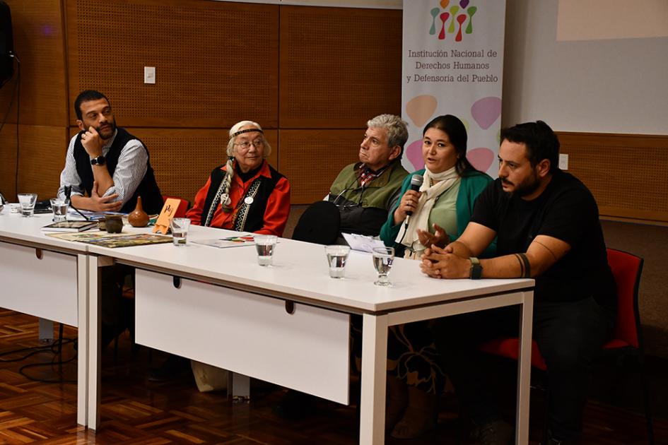 Integrantes de INDDHH, La Penúltima Films y org. Santo Domingo Soriano Integrantes de INDDHH, La Penúltima Films y org. Santo Domingo Soriano