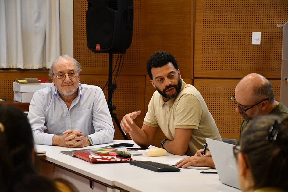 Director Marcos Israel y Oscar Rorra de la Unidad Étnico Racial Director Marcos Israel y Oscar Rorra de la Unidad Étnico Racial