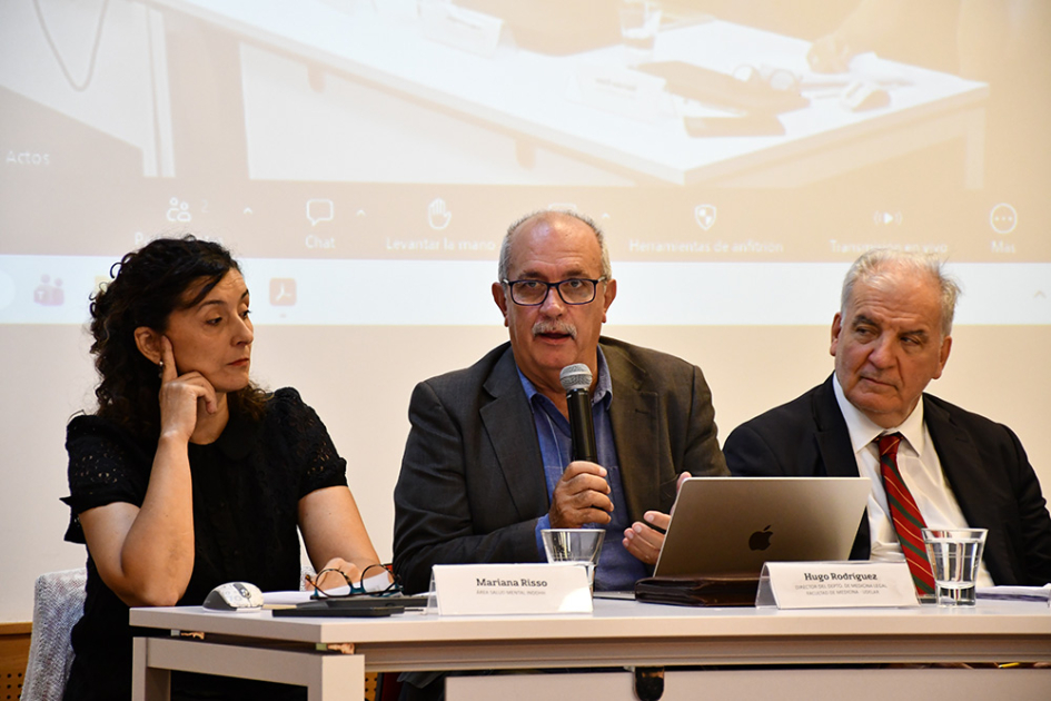 Presentación de Hugo Rodríguez del Dpto. de Medicina Legal (Udelar)