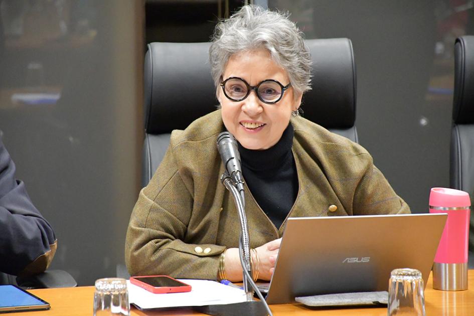 Jimena Fernández, directora de la INDDHH, referente de la Unidad de Migración Jimena Fernández, directora de la INDDHH, referente de la Unidad de Migración