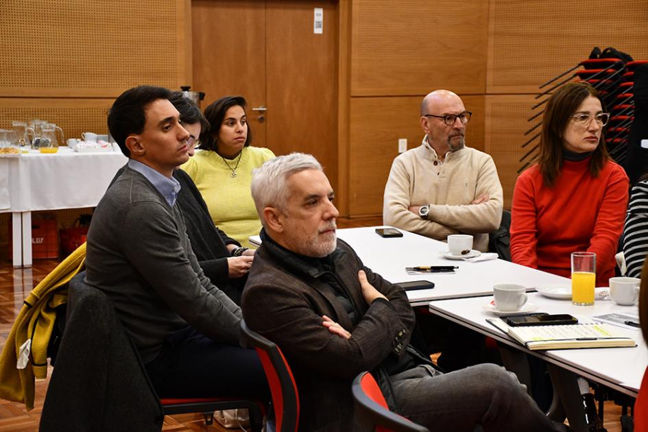 Participantes del desayuno de intercambio sobre buenas prácticas de LSU en el Estado