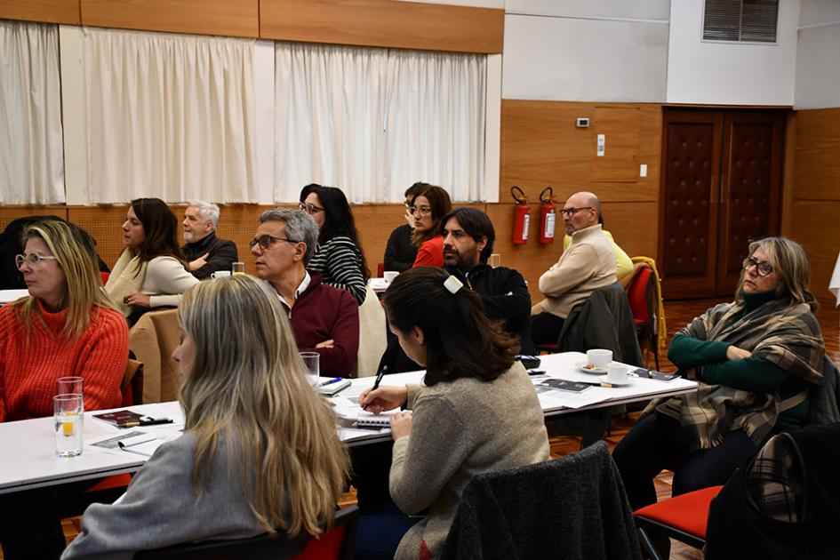Participantes del desayuno de intercambio sobre buenas prácticas de LSU en el Estado