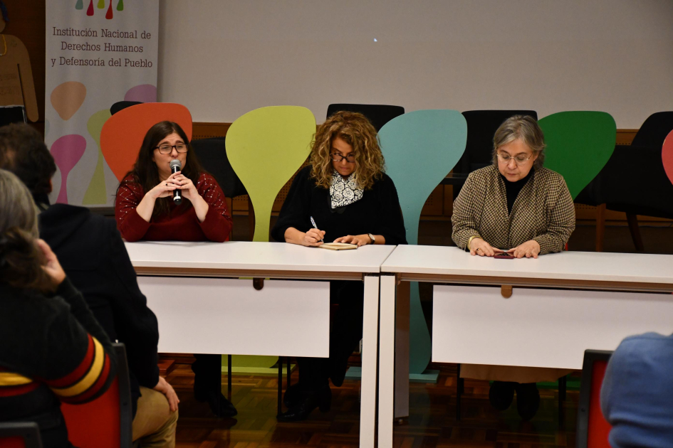Vista del panel de la actividad con organizaciones sociales