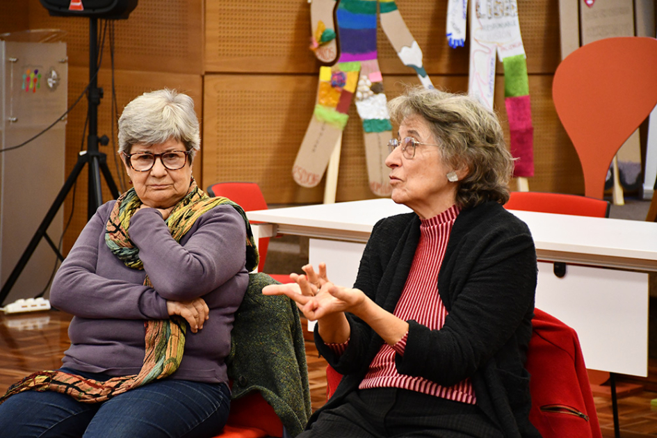 Sara Méndez y Margarita Michelini