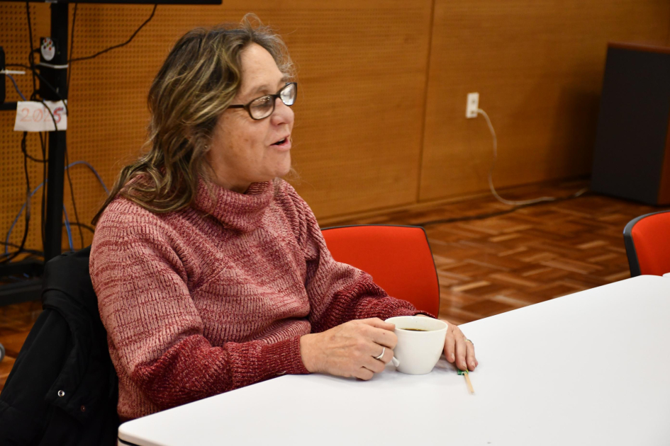 Vista de los y las participantes