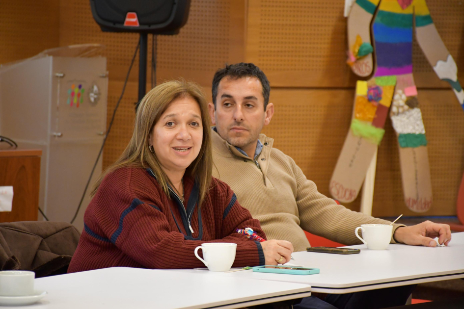 Vista de los y las participantes