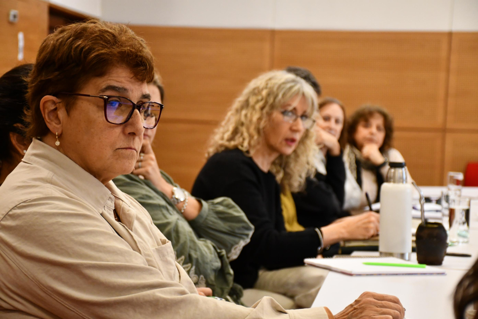 Vista de los y las participantes