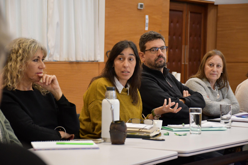 Vista de los y las participantes
