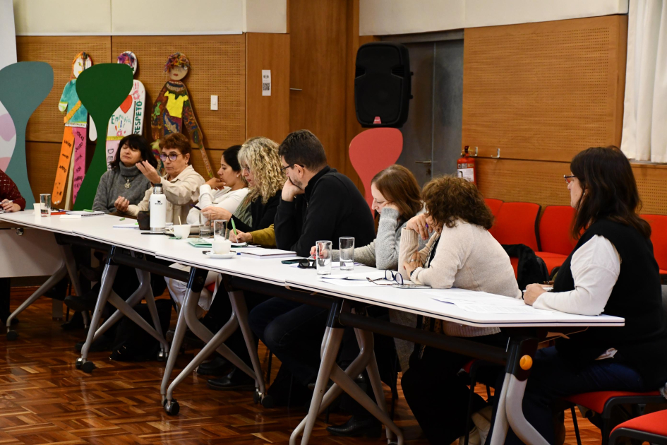 Vista de los y las participantes