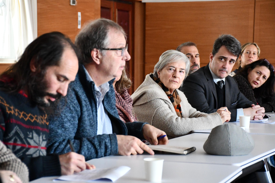 Vista de los y las participantes durante el diálogo