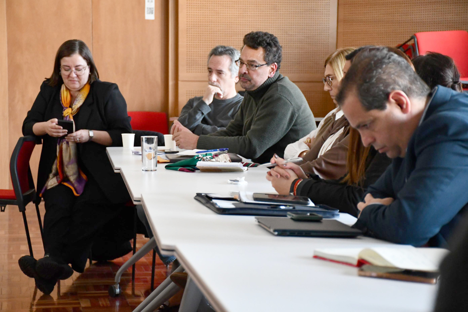 Vista de los y las participantes durante el diálogo