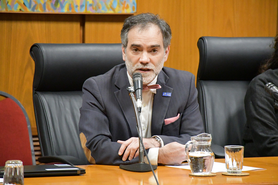 Juan Ignacio Mondelli, jefe de la oficina regional de ACNUR