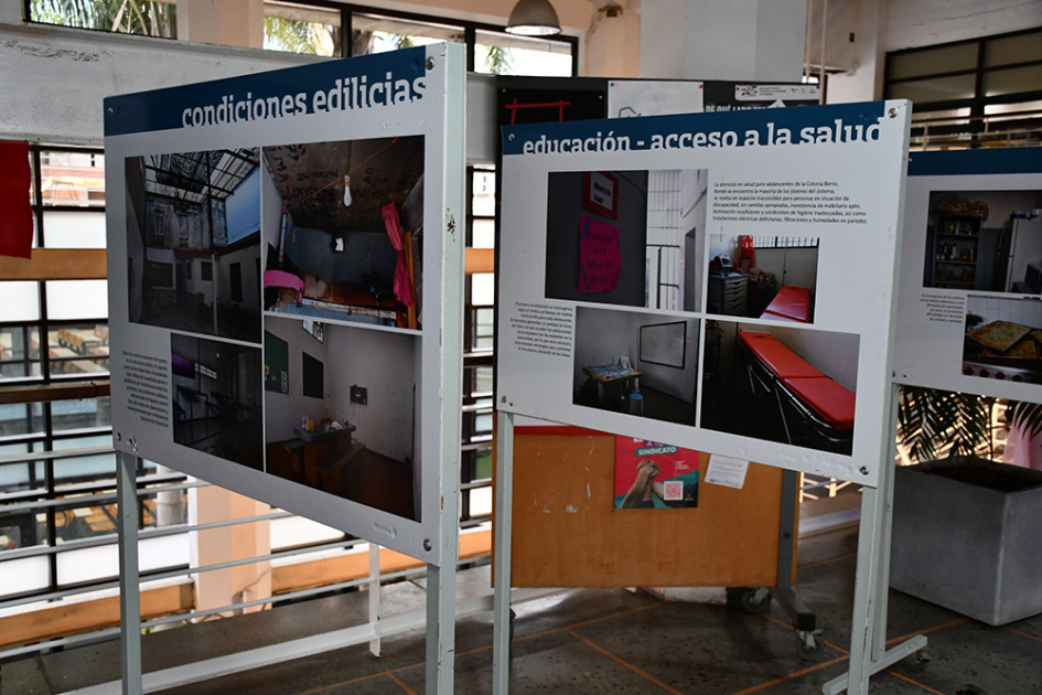 Muestra fotográfica "Derechos humanos y adolescentes privados libertad" en Ciencias Sociales