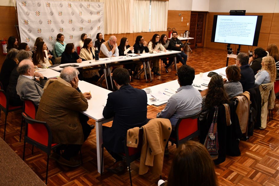 Vista general de la sala durante la presentación Vista general de la sala durante la presentación