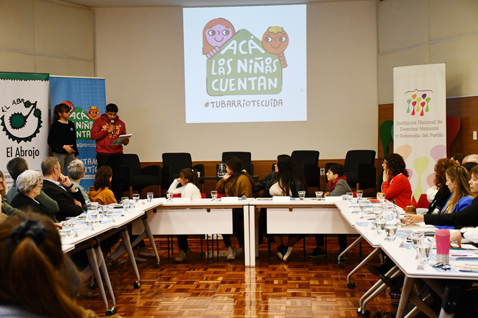 Lanzamiento de la campaña "Acá las niñas y los niños cuentan" Lanzamiento de la campaña "Acá las niñas y los niños cuentan"