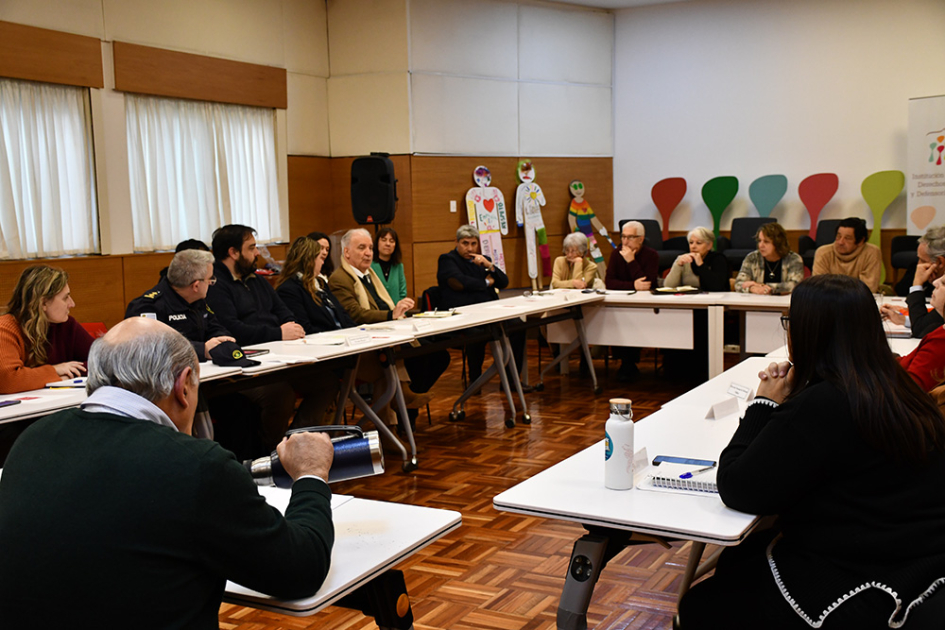 Participantes del intercambio sobre acceso a la justicia de las personas mayores Participantes del intercambio sobre acceso a la justicia de las personas mayores