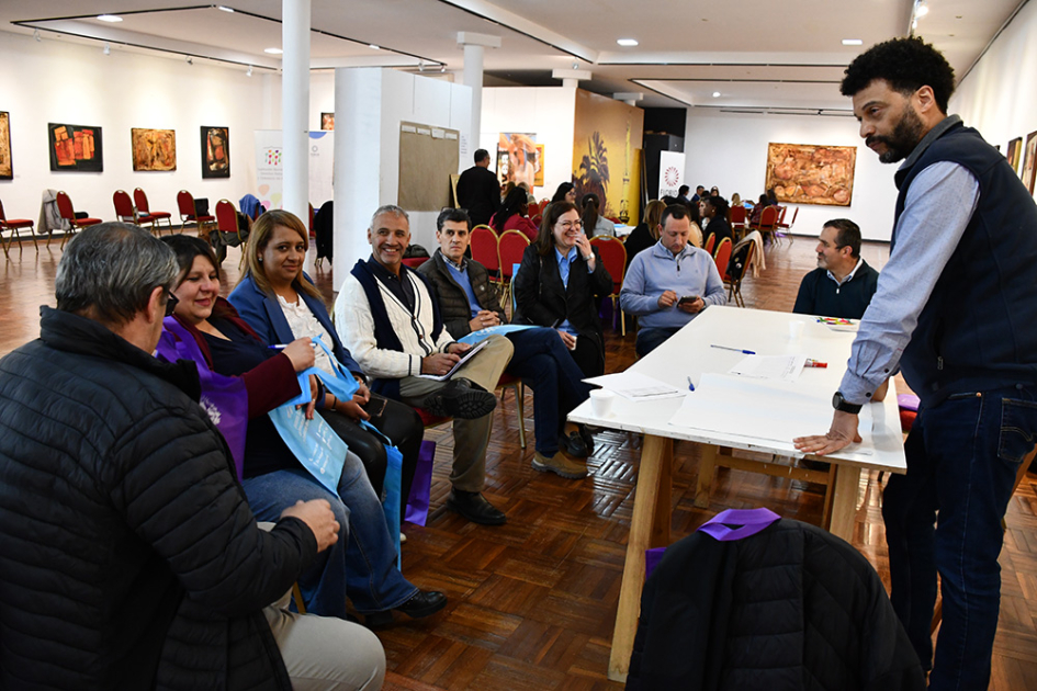 taller de la unidad étnico racial de la INDDHH
