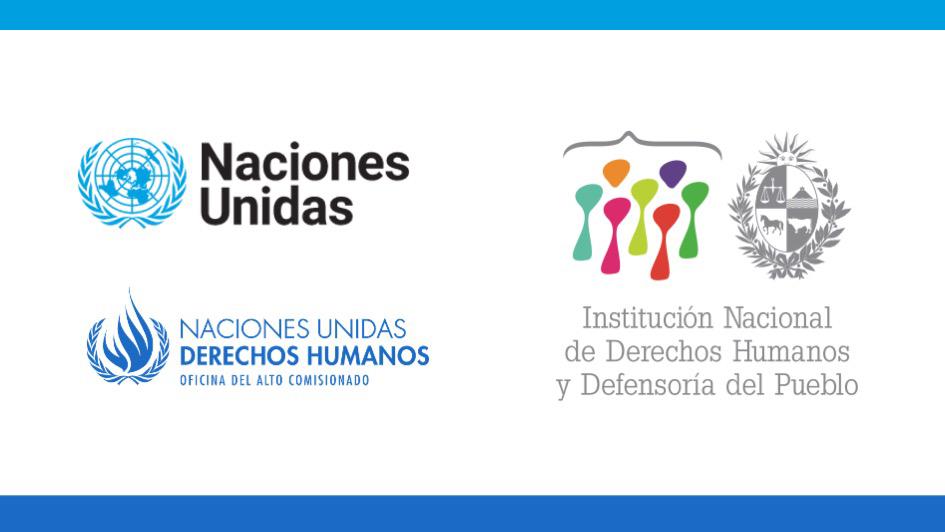 logotipos de Naciones Unidas, Naciones Unidas Derechos Humanos e INDDHH