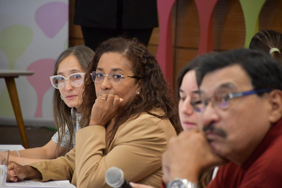 Ana Inés Machado y Alicia Saura, equipo del MNP