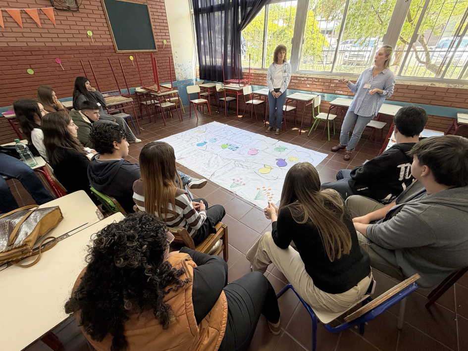 Intervenciones de los y las jovenes participantes durante las dinámicas