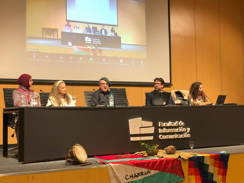 panel de bienvenida del Coloquio de religones de matriz afro panel de bienvenida del Coloquio de religones de matriz afro