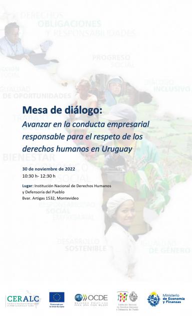 "Mesa de diálogo: Avanzar en la conducta empresarial responsable para el respeto de los derechos... Mesa de diálogo: Avanzar en la conducta empresarial responsable para el respeto de los derechos...
