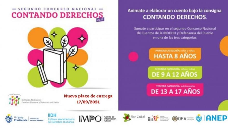 Afiche contando derechos 2021 prórroga Afiche contando derechos 2021 prórroga