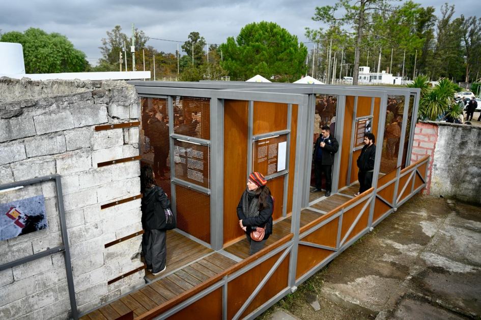 Inauguración del Sitio de Memoria Los Vagones. 