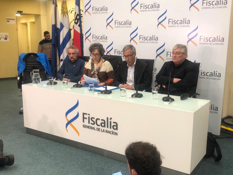 De izquierda a derecha: Ignacio Errandonea, Alicia Lusiardo, Ricardo Perciballe y Wilder Tayler