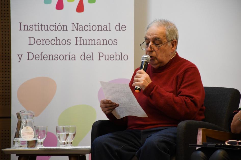 Expositor evento "Ayuno para el diálogo: una opción por los derechos humanos"