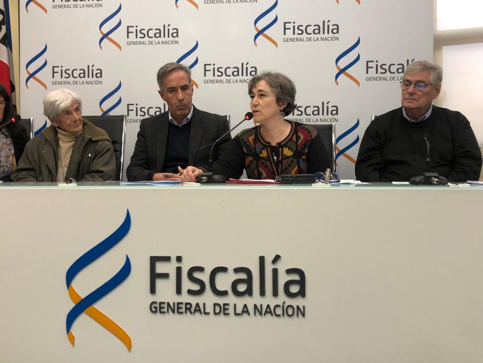Conferencia de prensa por la identificación de los restos hallados en junio de 2023 Conferencia de prensa por la identificación de los restos hallados en junio de 2023