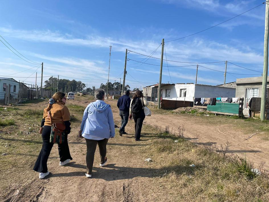 Recorrida por barrio Nuevo San Miguel Recorrida por barrio Nuevo San Miguel