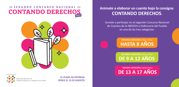 Afiche segunda edición concurso "Contando Derechos" Afiche segunda edición concurso "Contando Derechos"