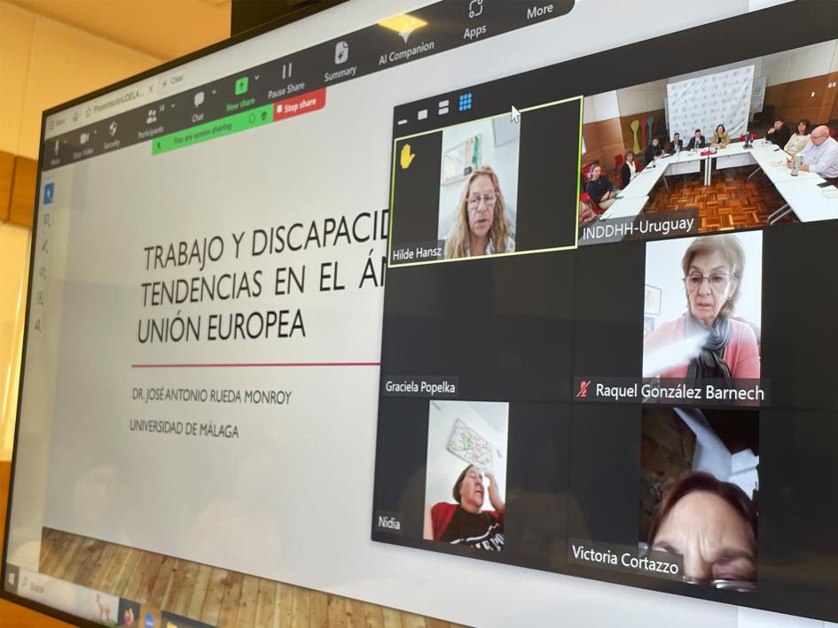 Charla Tendencias en el Derecho al empleo y seguridad social de las personas con discapacidad en UE
